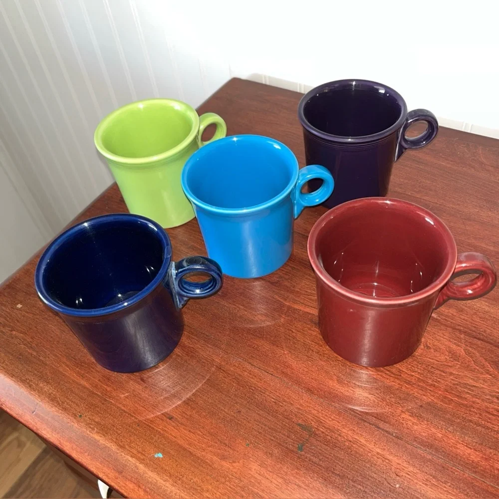 Fiesta WareColorful‎ Ceramic Mug Set 5 piece